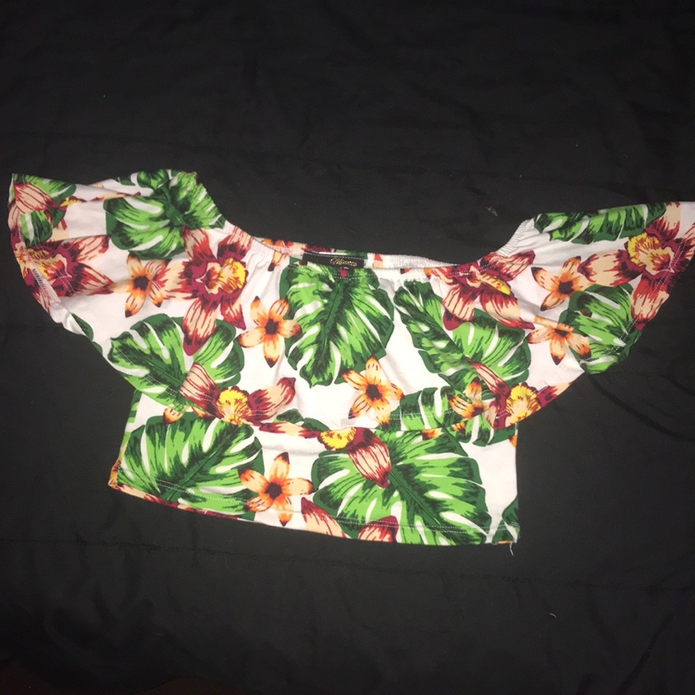 Minette Floral Crop Top